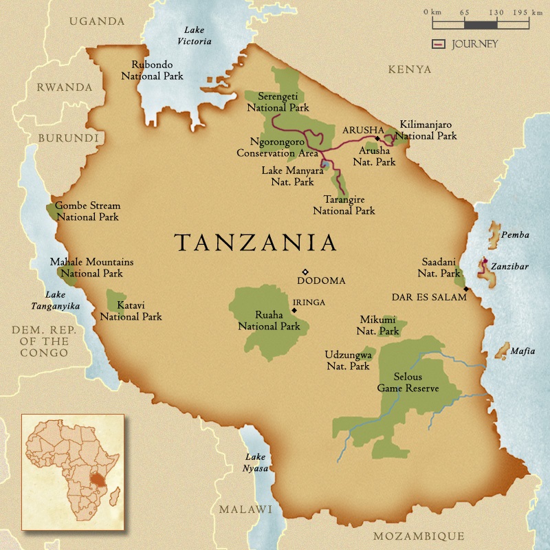 Tanzania Map